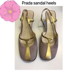Prada sandal heels in size 6